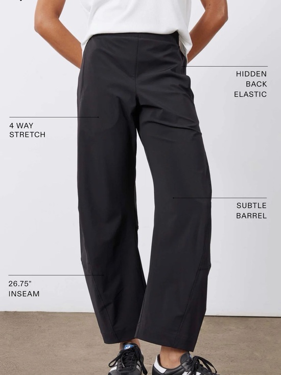 Ruti Pants - NWT Ruti On The Loose Work Pants Black 2P Barrel Leg